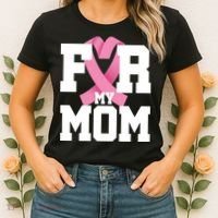 Breast Cancer For My Mom Women's T-Shirt thumb 2