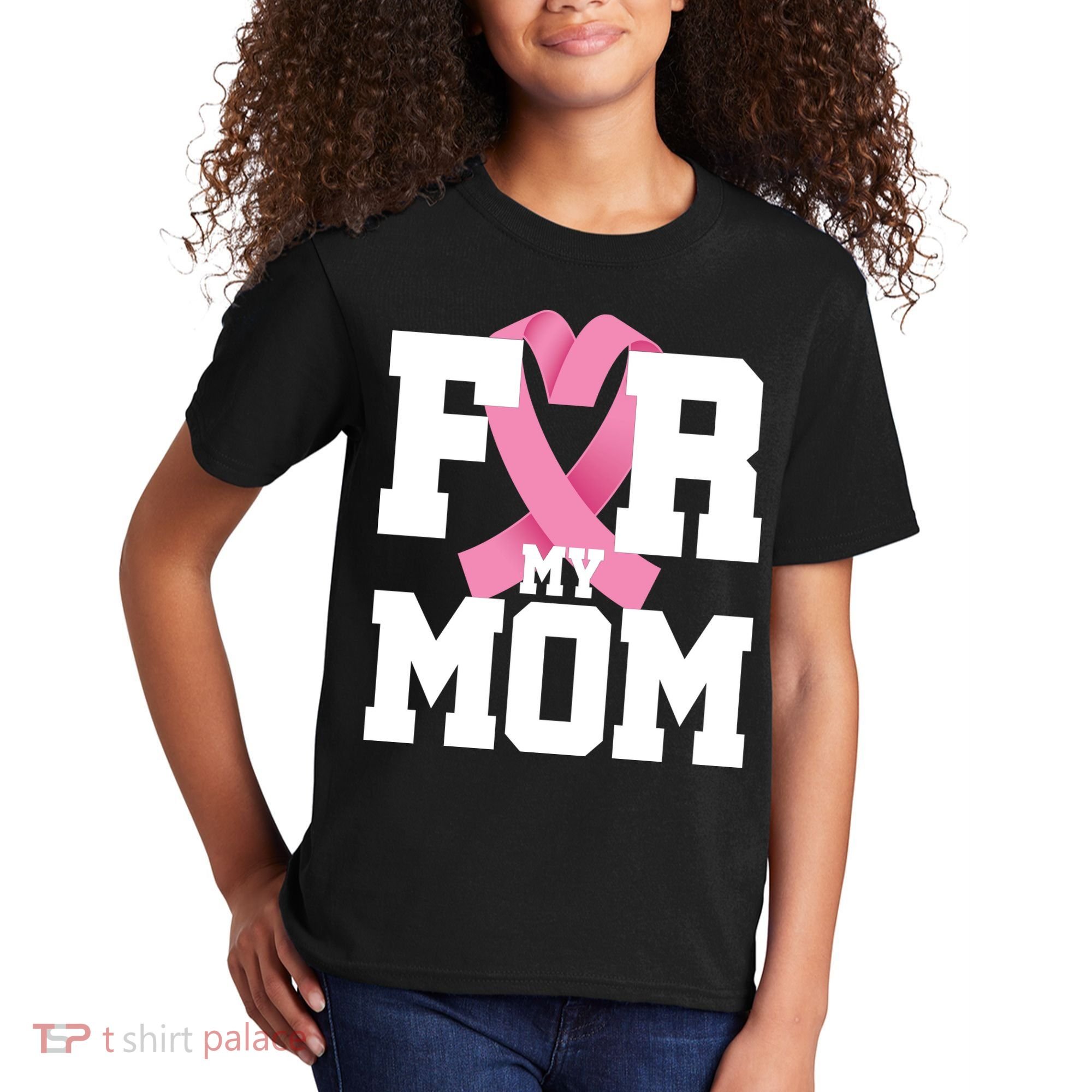 Breast Cancer For My Mom Kids T-Shirt