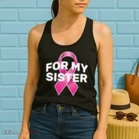 Breast Cancer For My Sister Women's Tank Top thumb 2