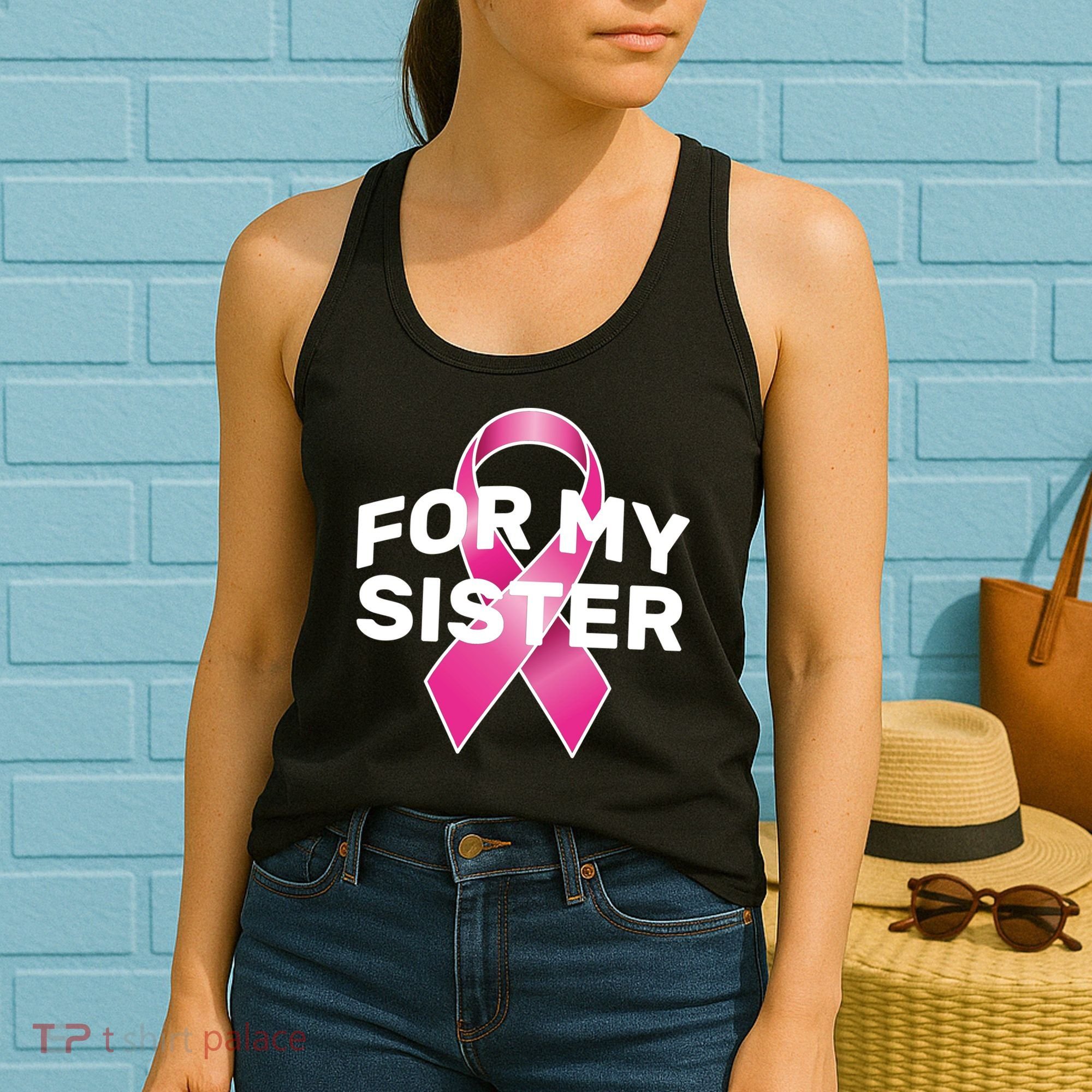 Breast Cancer For My Sister Women's Tank Top