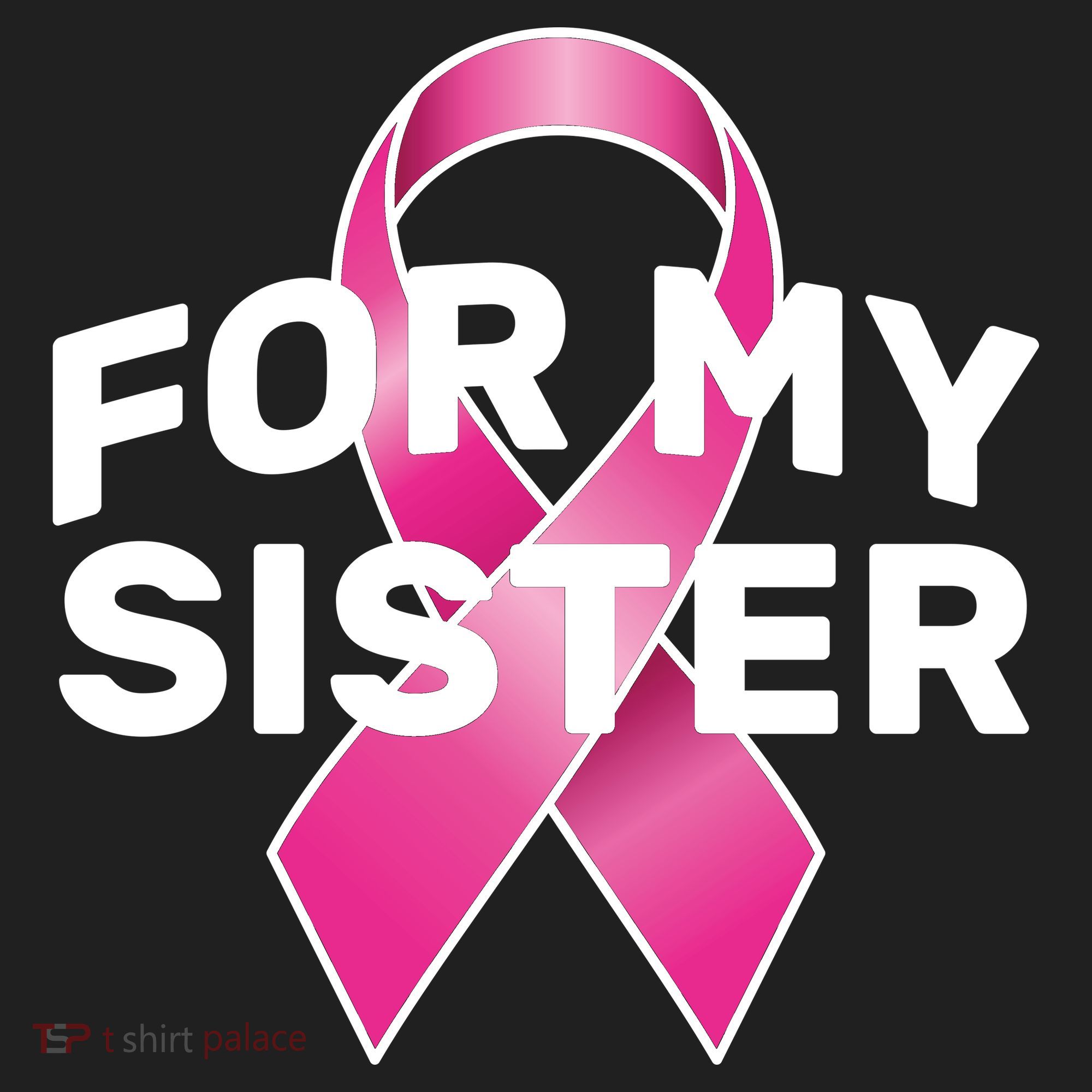 Breast Cancer For My Sister Golf Towel