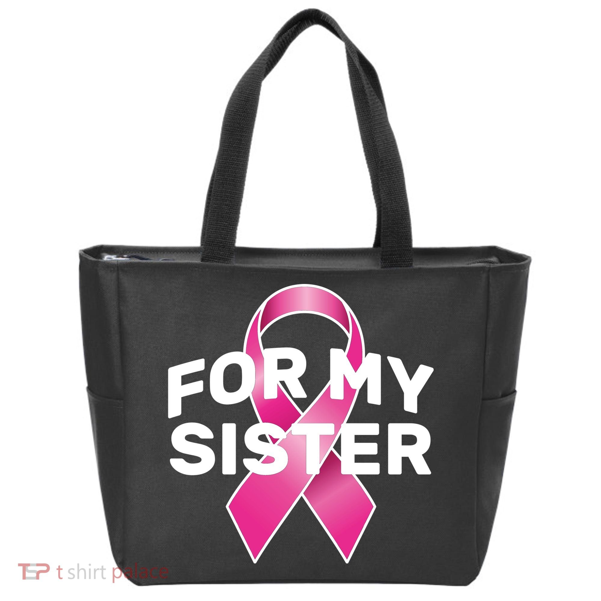 Breast Cancer For My Sister Tote Bag