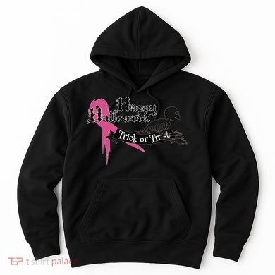 Breast Cancer Happy Halloween Skeleton Hoodie