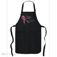 Breast Cancer Happy Halloween Skeleton Apron thumb 0