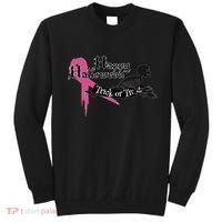 Breast Cancer Happy Halloween Skeleton Sweatshirt thumb 0