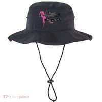 Breast Cancer Happy Halloween Skeleton Bucket Hat thumb 0