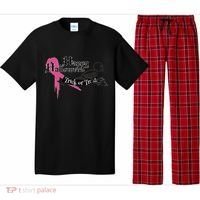 Breast Cancer Happy Halloween Skeleton Pajama Set thumb 0
