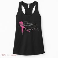 Breast Cancer Happy Halloween Skeleton Women's Tank Top thumb 0