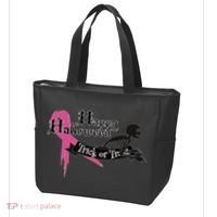 Breast Cancer Happy Halloween Skeleton Tote Bag thumb 3
