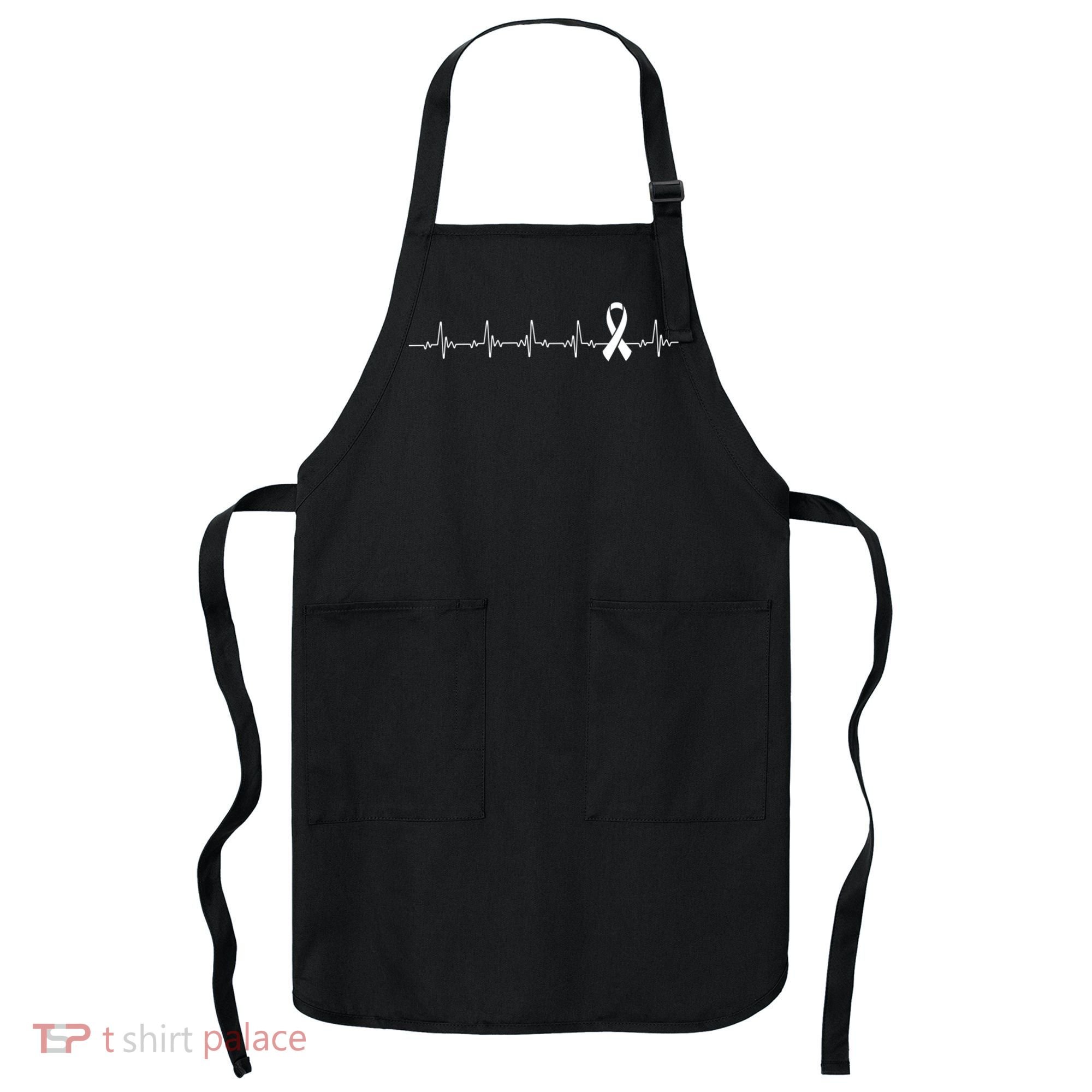 Breast Cancer Heartbeat Pulse Apron