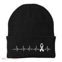 Breast Cancer Heartbeat Pulse Beanie thumb 0
