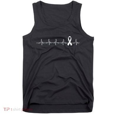 Breast Cancer Heartbeat Pulse Tank Top