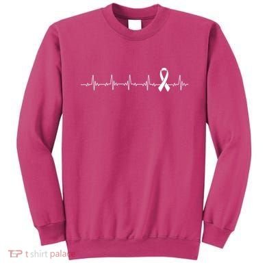 Breast Cancer Heartbeat Pulse Sweatshirt