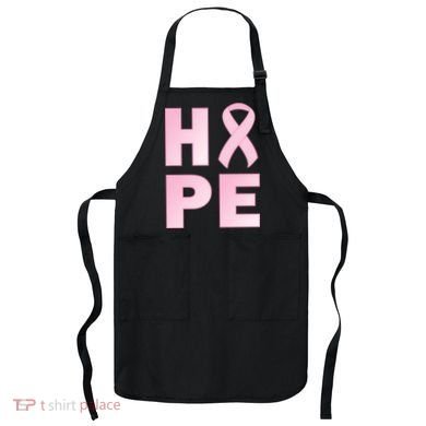 Breast Cancer Hope Fight Logo Apron