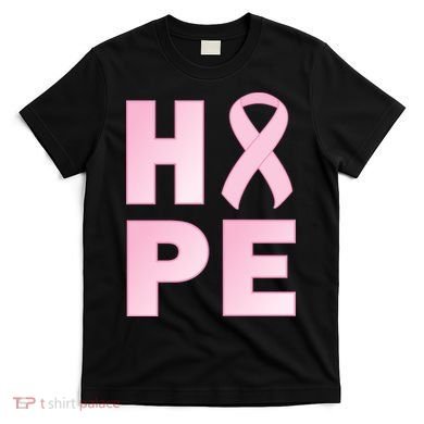 Breast Cancer Hope Fight Logo T-Shirt