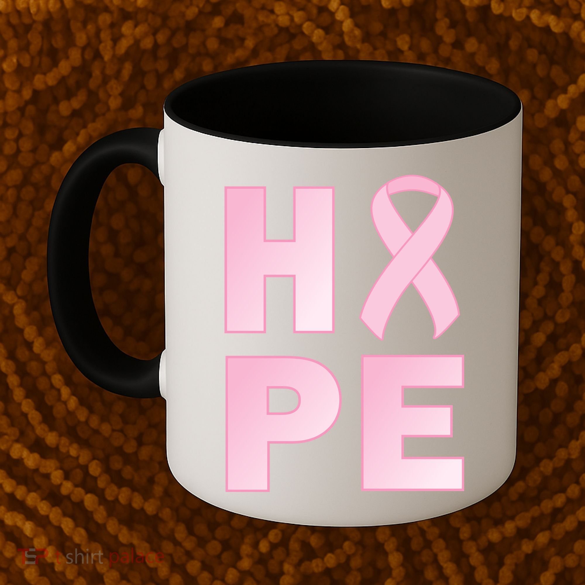 Breast Cancer Hope Fight Logo Coffee Mug