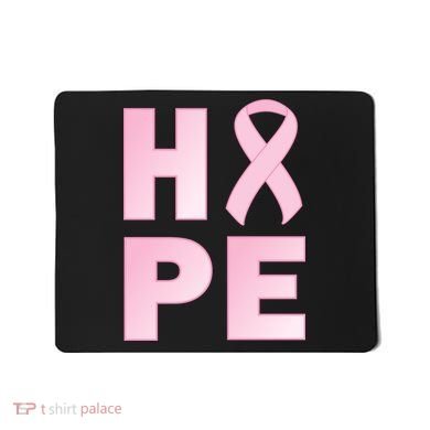 Breast Cancer Hope Fight Logo Mousepad