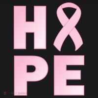 Breast Cancer Hope Fight Logo Baby Bodysuit thumb 2