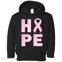 Breast Cancer Hope Fight Logo Toddler Hoodie thumb 0