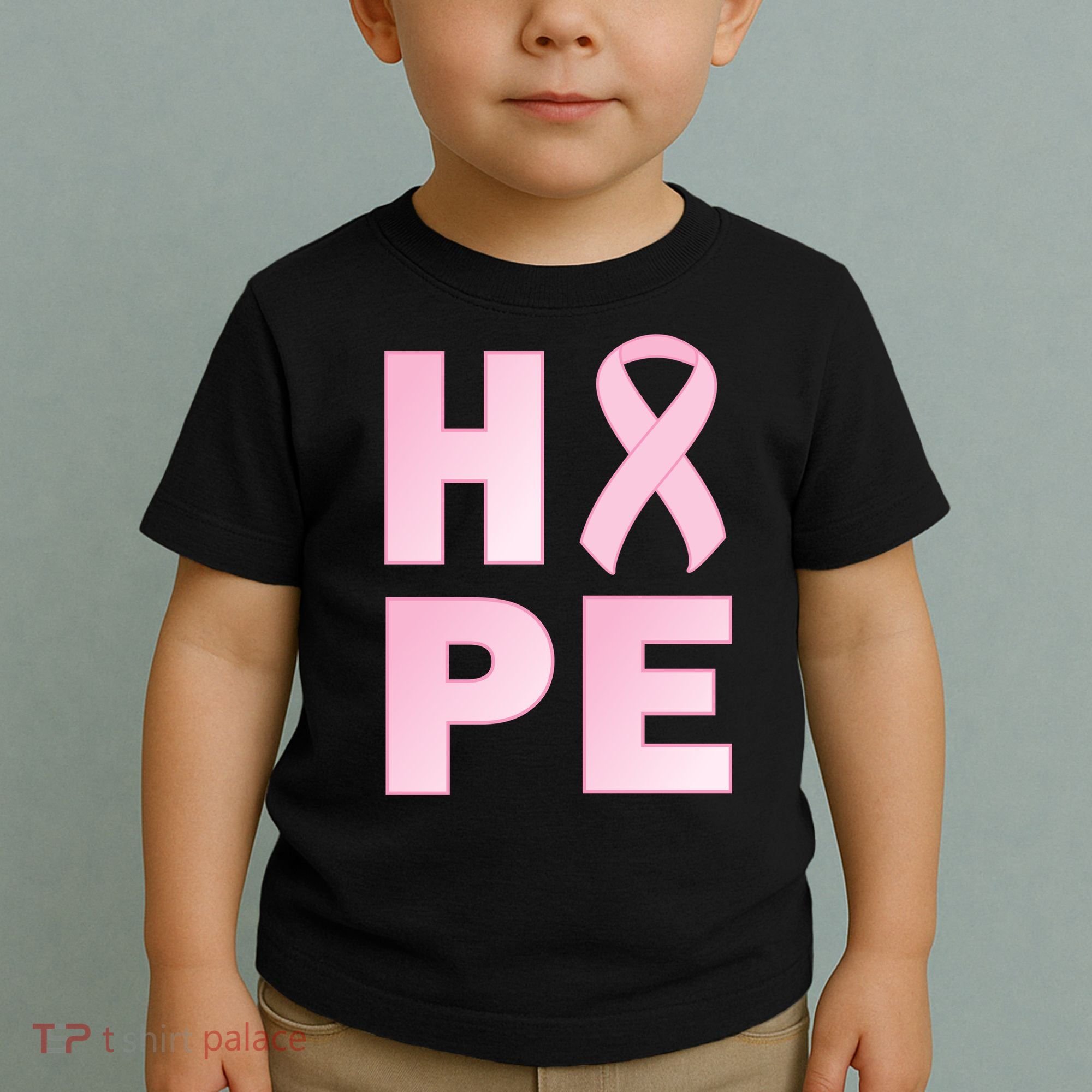 Breast Cancer Hope Fight Logo Toddler T-Shirt