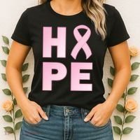 Breast Cancer Hope Fight Logo Women's T-Shirt thumb 2
