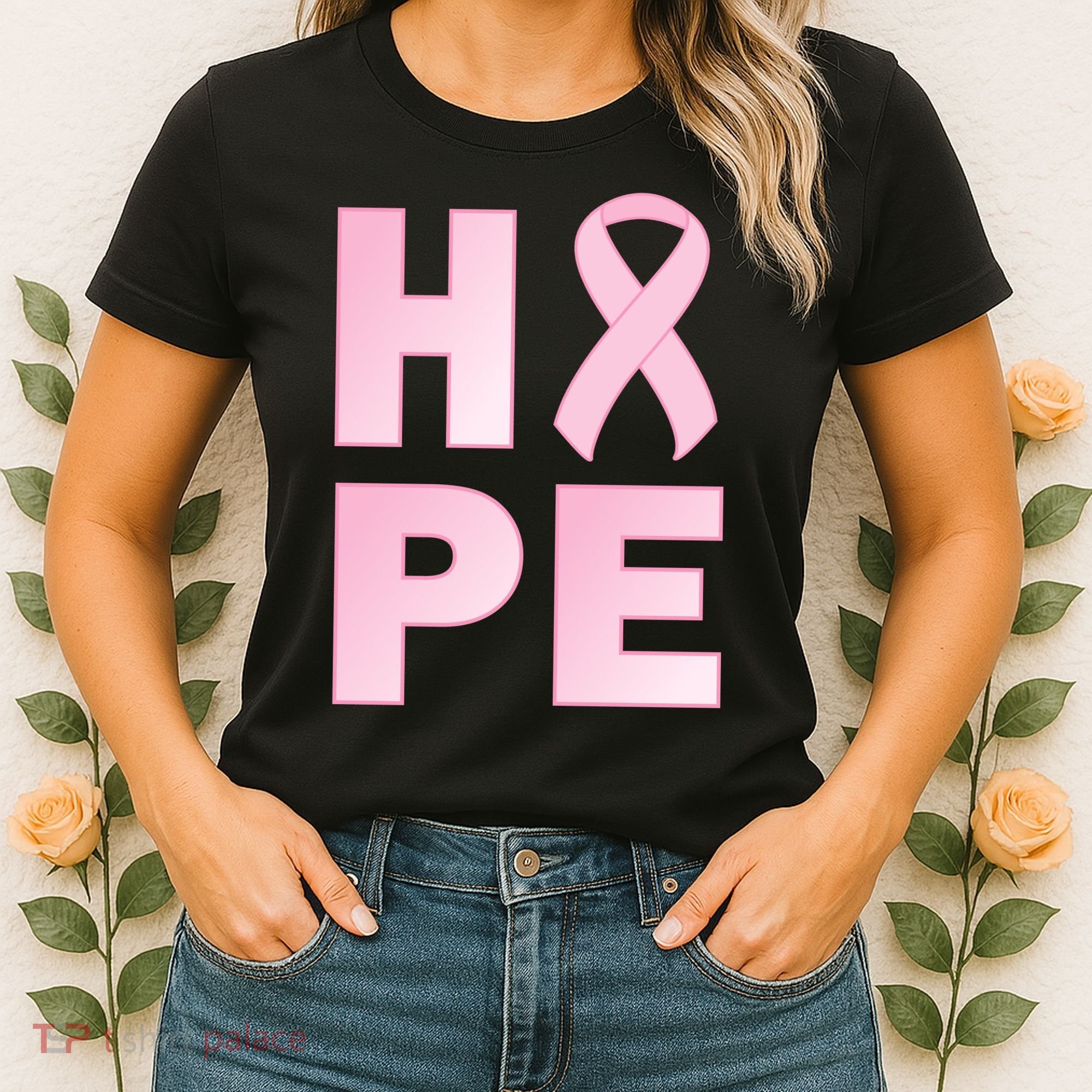 Breast Cancer Hope Fight Logo Women's T-Shirt