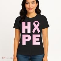 Breast Cancer Hope Fight Logo Women's T-Shirt thumb 4