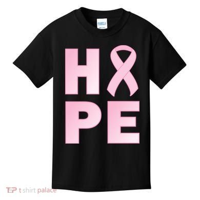 Breast Cancer Hope Fight Logo Kids T-Shirt