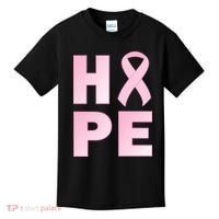 Breast Cancer Hope Fight Logo Kids T-Shirt thumb 0