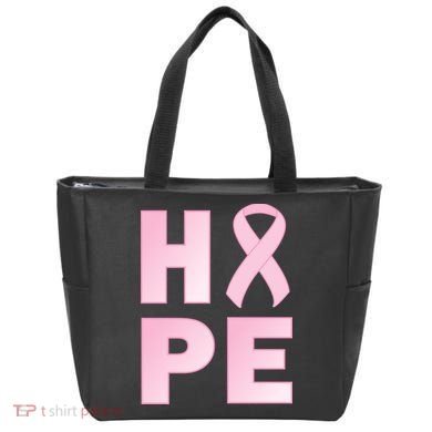 Breast Cancer Hope Fight Logo Tote Bag