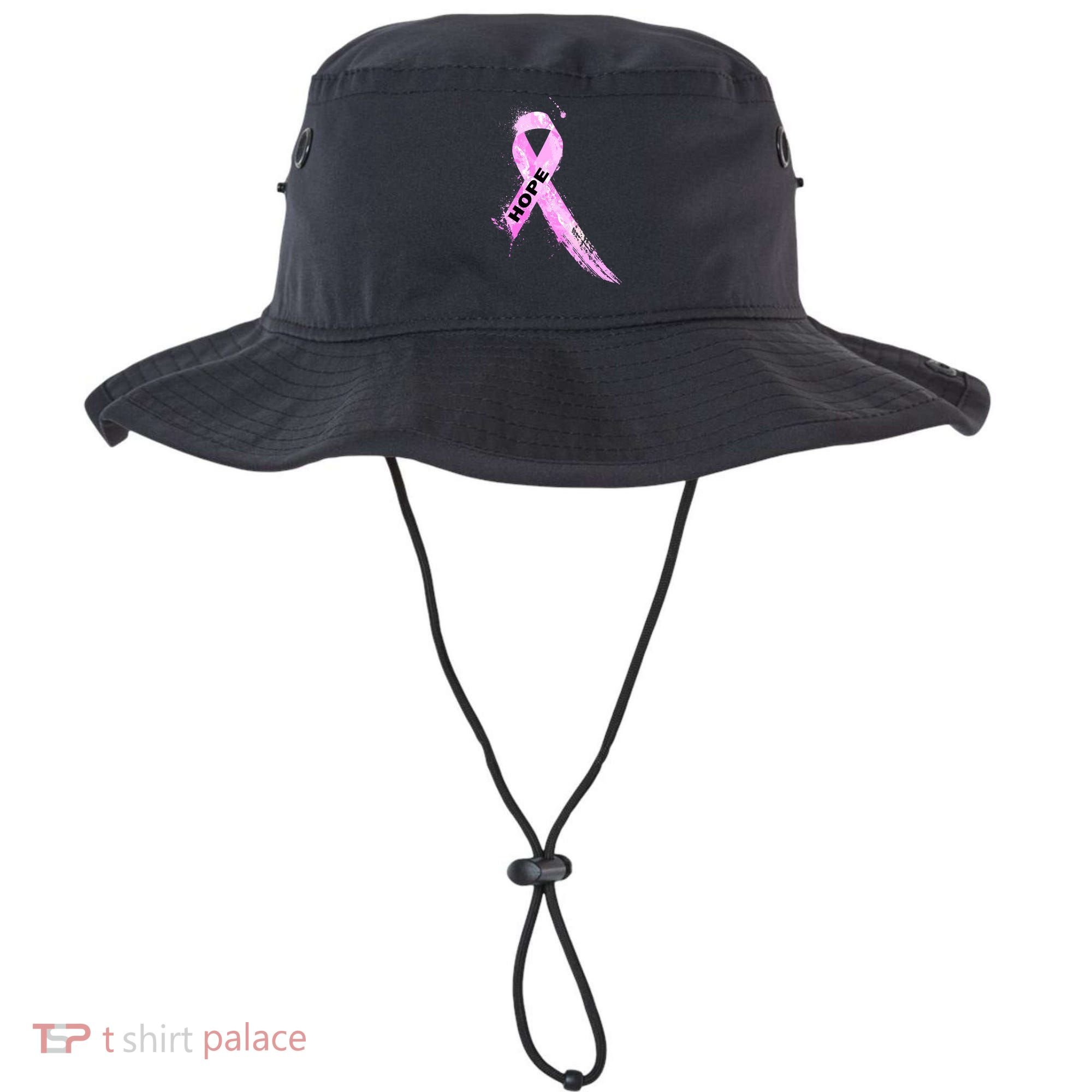 Breast Cancer Hope Ribbon Bucket Hat