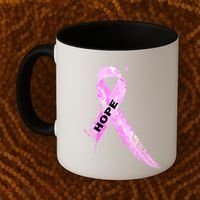 Breast Cancer Hope Ribbon Coffee Mug thumb 2