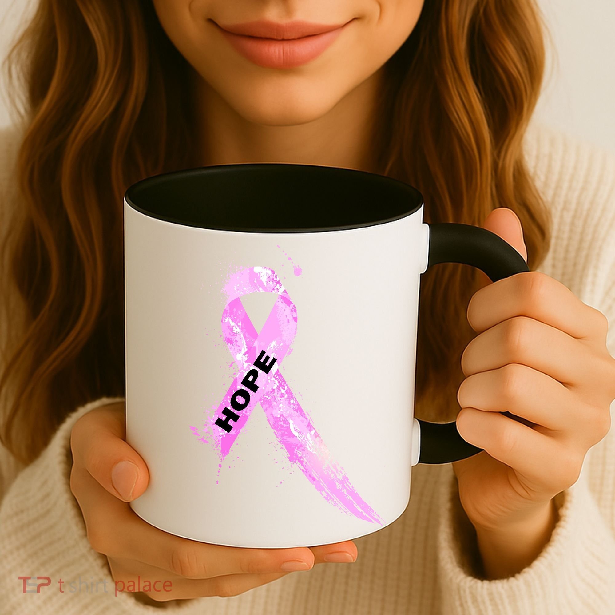 Breast Cancer Hope Ribbon Coffee Mug