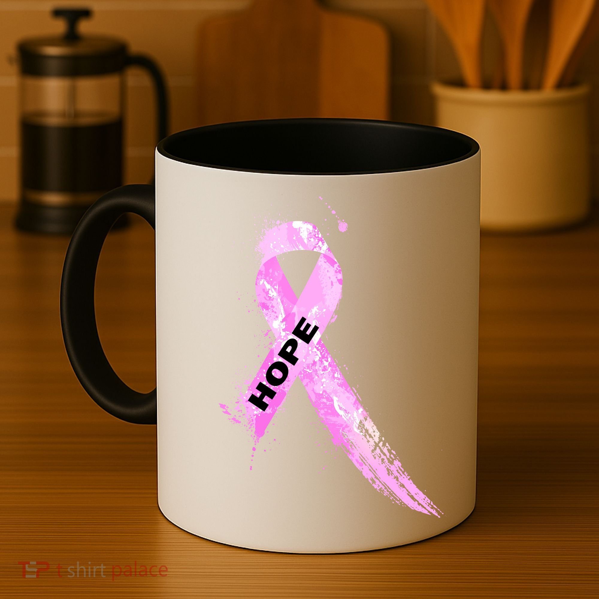 Breast Cancer Hope Ribbon Coffee Mug