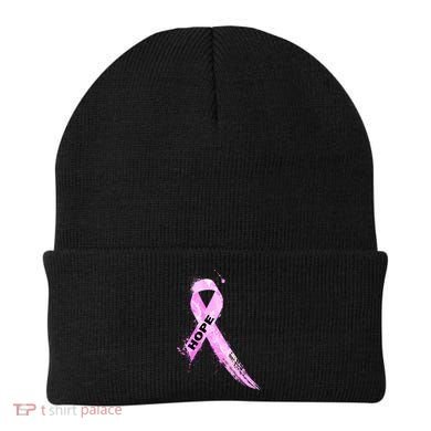 Breast Cancer Hope Ribbon Beanie