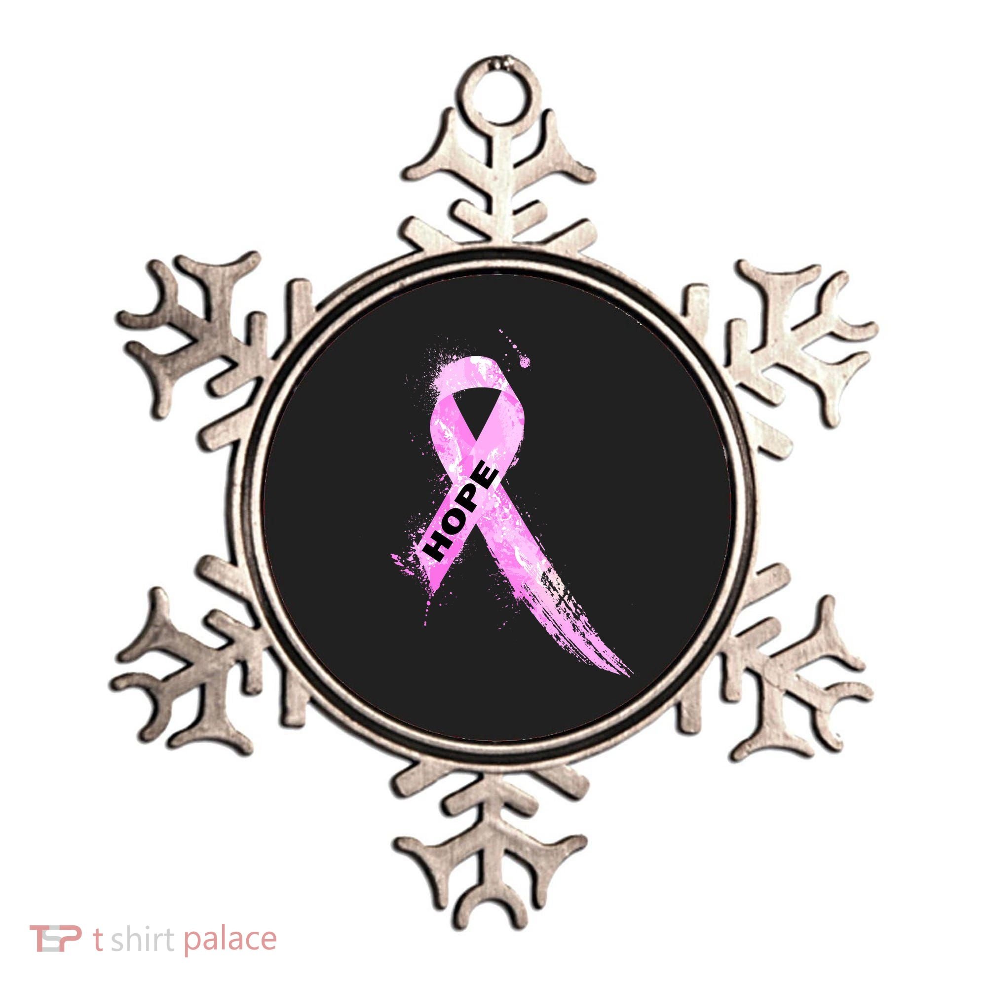 Breast Cancer Hope Ribbon Ornament