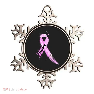 Breast Cancer Hope Ribbon Ornament