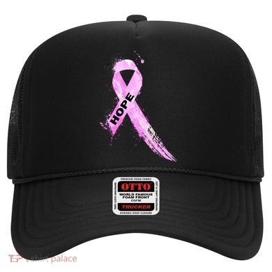 Breast Cancer Hope Ribbon Hat