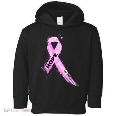 Breast Cancer Hope Ribbon Toddler Hoodie
