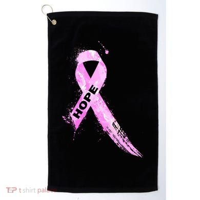 Breast Cancer Hope Ribbon Golf Towel