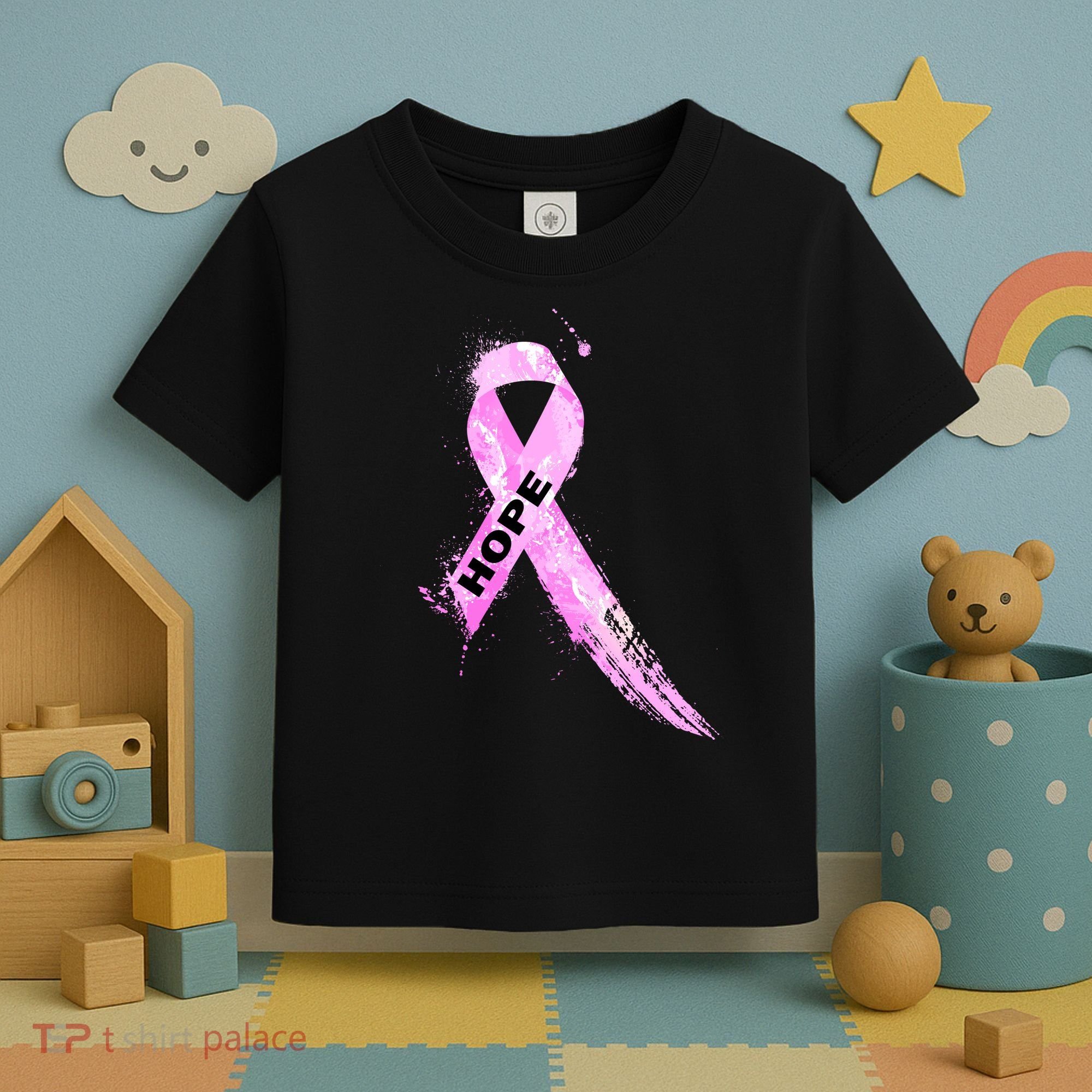 Breast Cancer Hope Ribbon Toddler T-Shirt