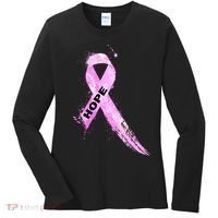 Breast Cancer Hope Ribbon Women's Long Sleeve Shirt thumb 0