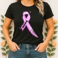 Breast Cancer Hope Ribbon Women's T-Shirt thumb 2