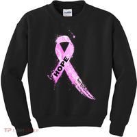 Breast Cancer Hope Ribbon Kids Sweatshirt thumb 0