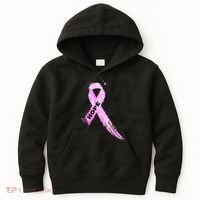 Breast Cancer Hope Ribbon Kids Hoodie thumb 0