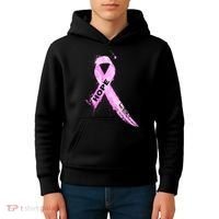 Breast Cancer Hope Ribbon Kids Hoodie thumb 4