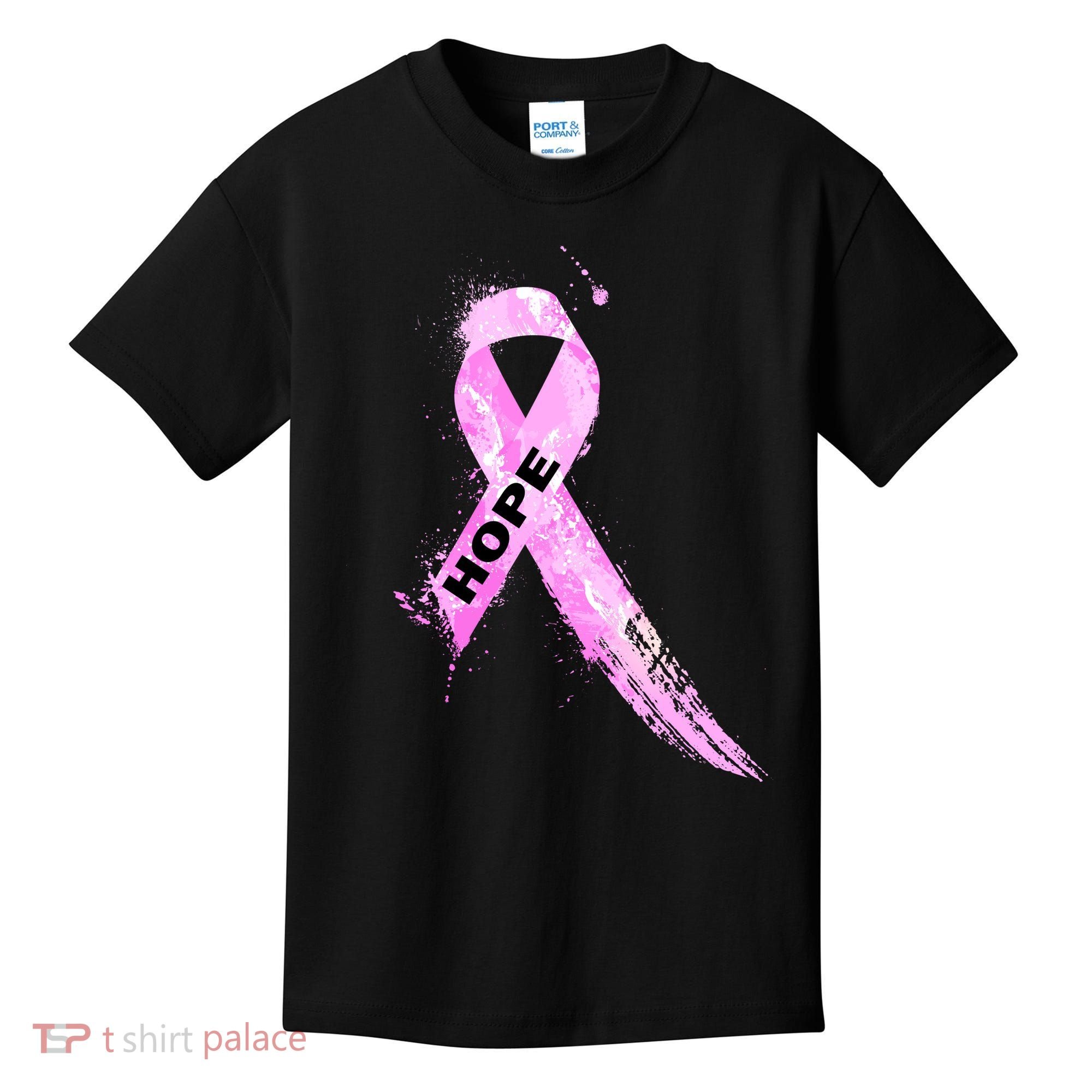 Breast Cancer Hope Ribbon Kids T-Shirt