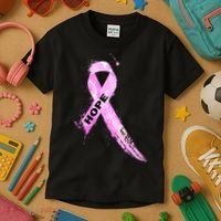 Breast Cancer Hope Ribbon Kids T-Shirt thumb 3