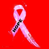 Breast Cancer Hope Ribbon Santa Hat thumb 1