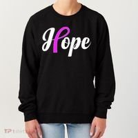 Breast Cancer Hope Ribbon Tribute Logo Women's Sweatshirt thumb 0